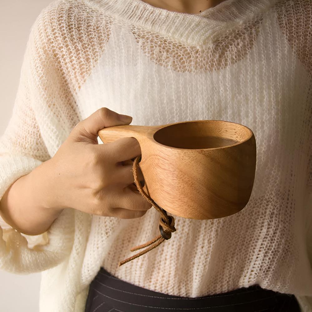 Siopsrl| Rubberwood Artisan Mug Collection