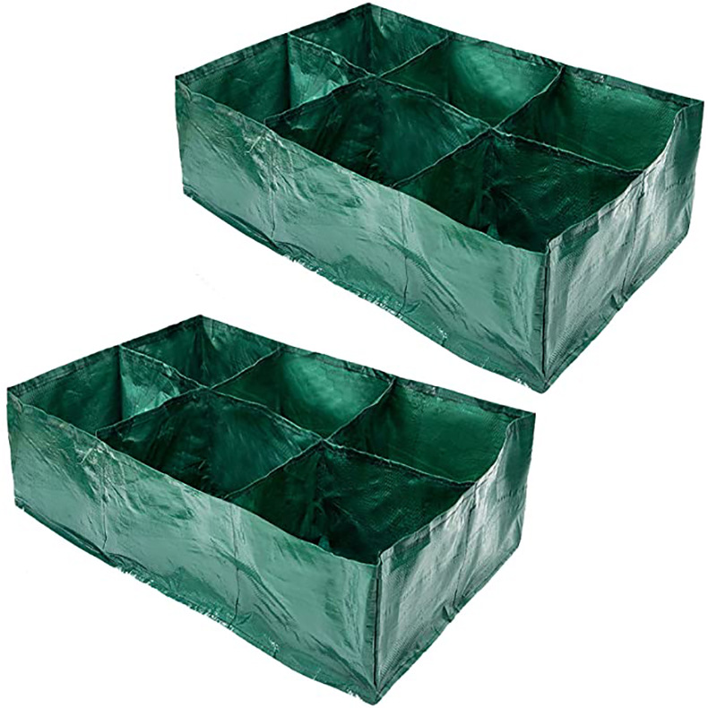 Siopsrl| Planting bag with multiple compartments – Robust garden storage for plants and herbs