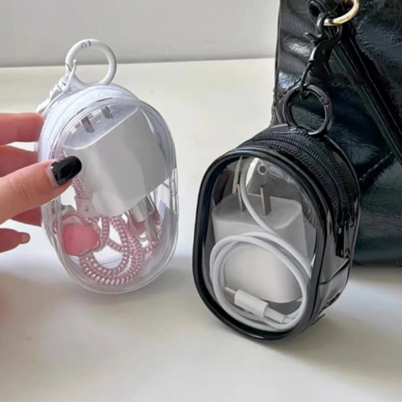 Siopsrl| PVC waterproof transparent cable storage bag