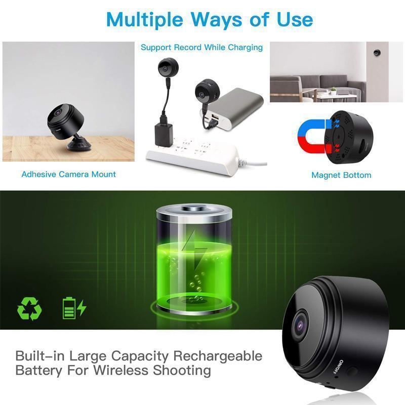 siopsrl | 1080p Magnetic WiFi Mini Camera-RV Motorhome Reversing Camera