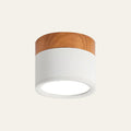 Siopsrl| Ceiling Light with Pink Flush Wood Finish