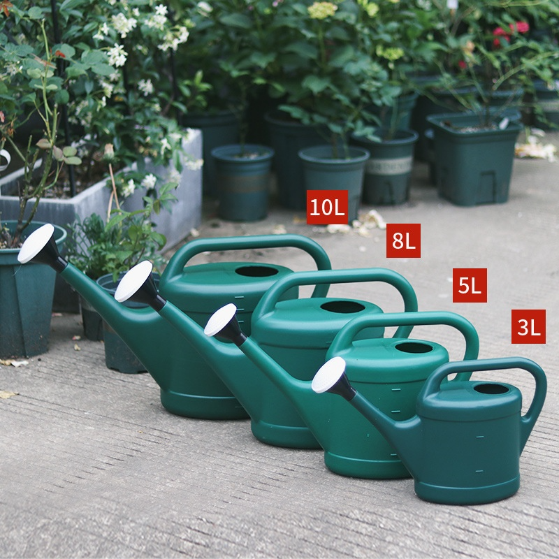 Siopsrl| Large-volume watering can with long spout – plastic for garden care