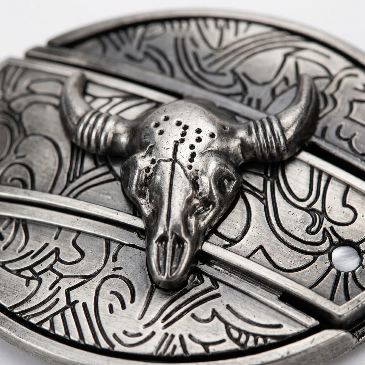 Siopsrl| Metal Oval Cowboys Belt Buckle
