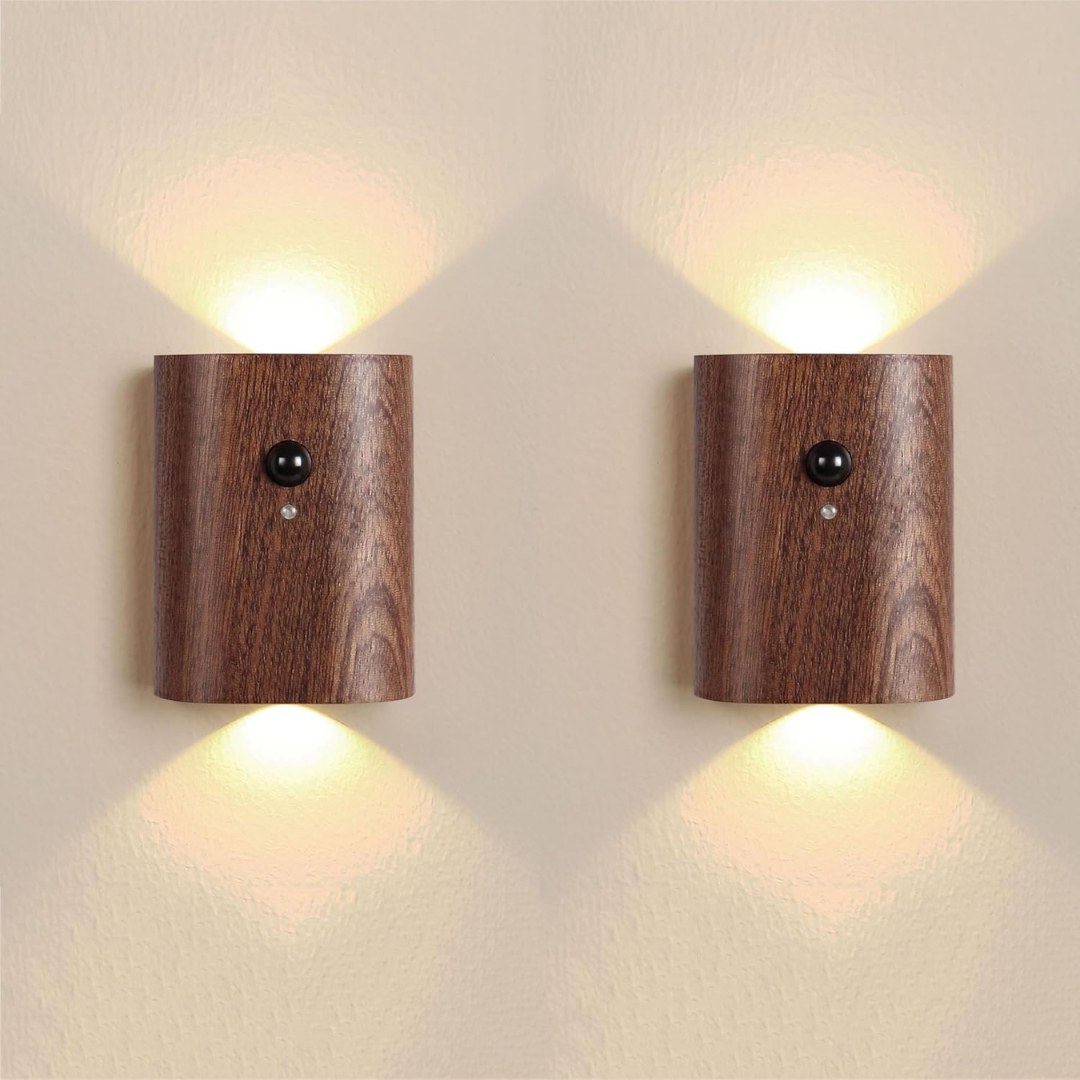 Siopsrl| Rechargeable LED Wall Light with Motion Sensor – Warm White