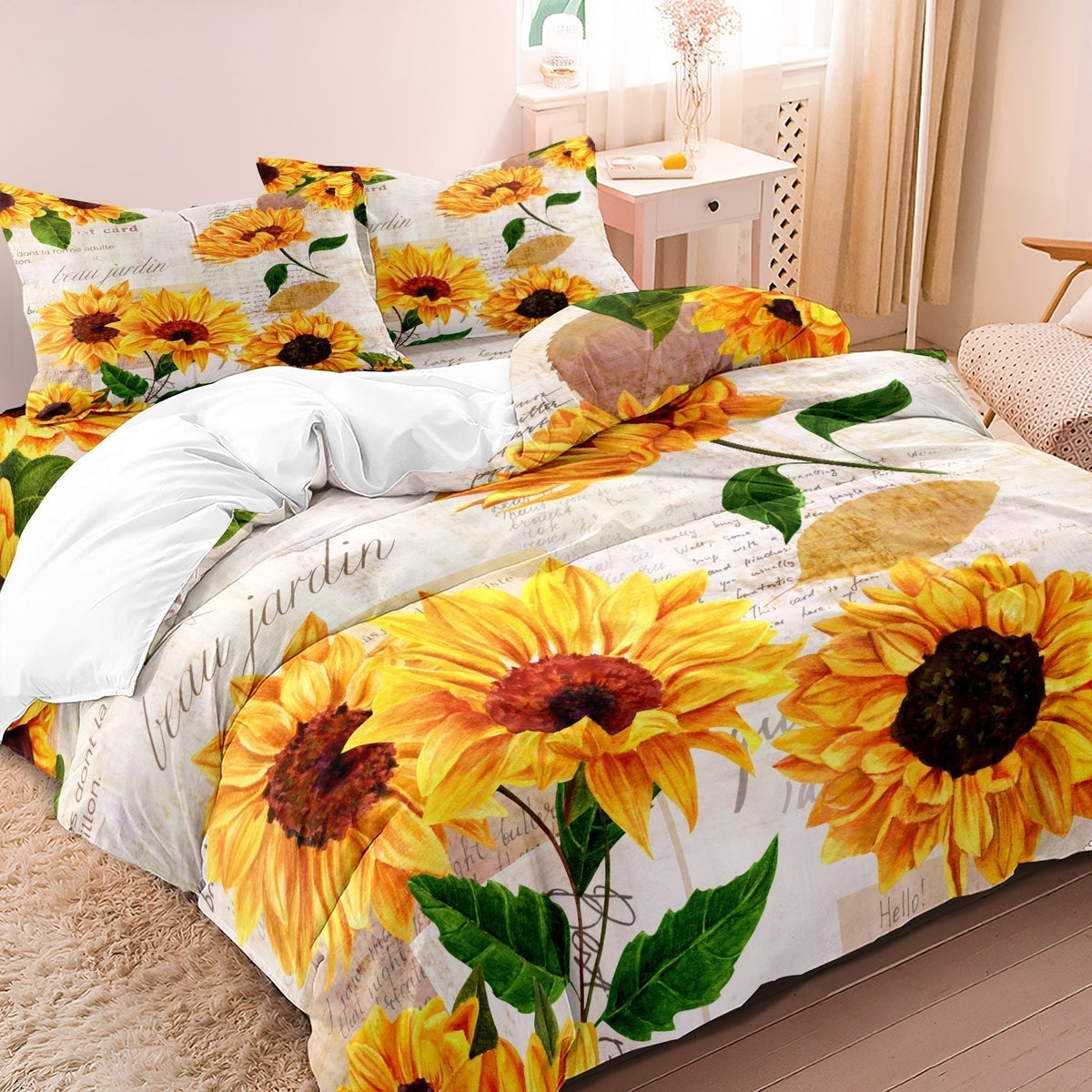 Siopsrl| SunnyBeau - Sunflower Comforter Set