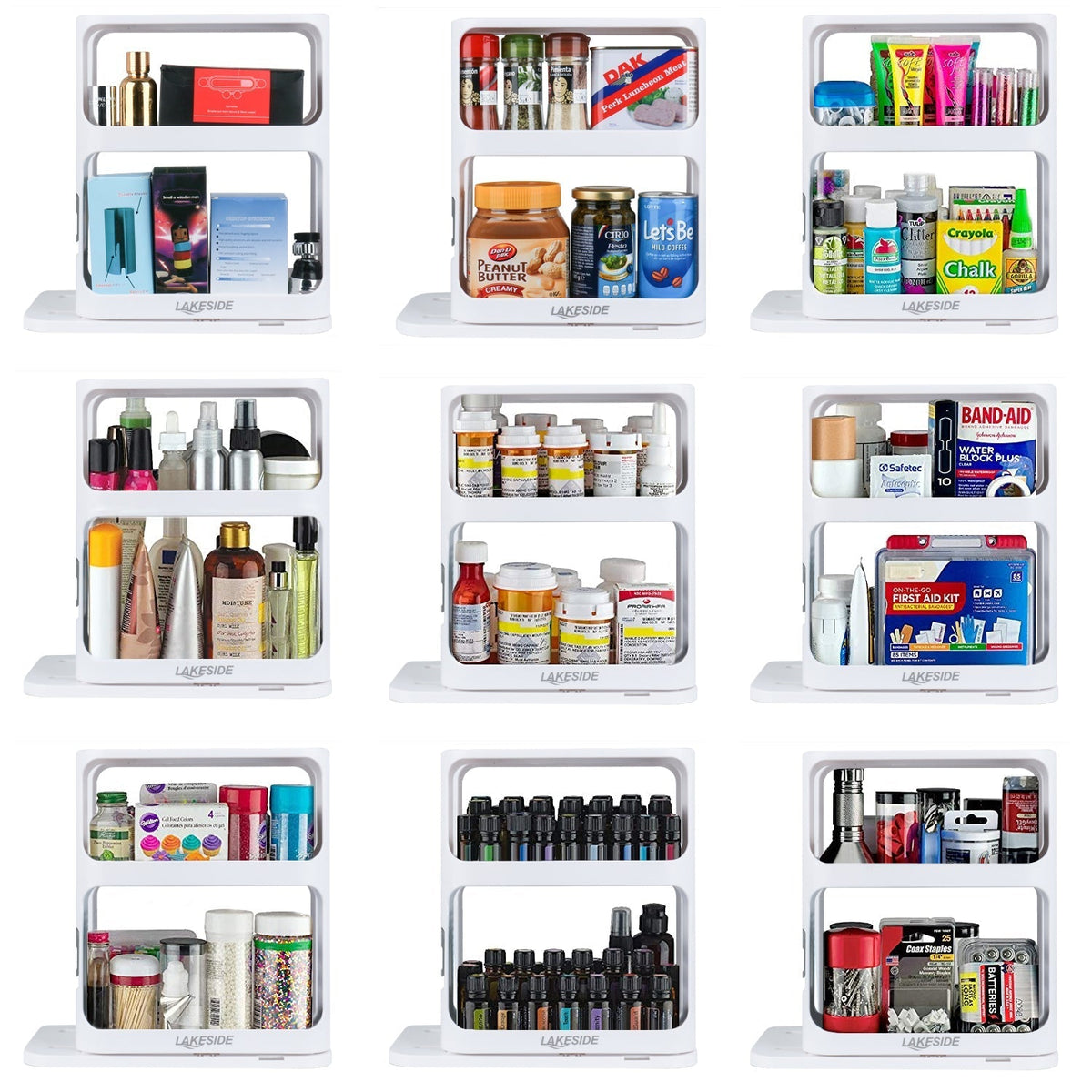 Siopsrl| LAKESIDE™ Rotating Spice Rack Organizer
