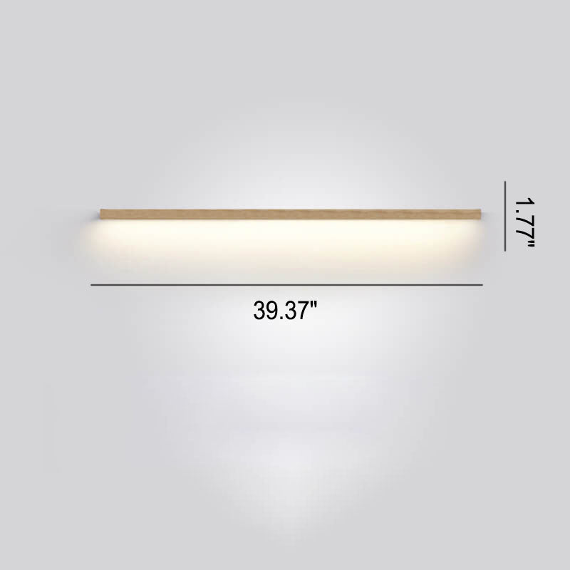 Siopsrl| ZenBeam Japanese LED Wall Light | Solid Wood Design | Modern Accent Lighting