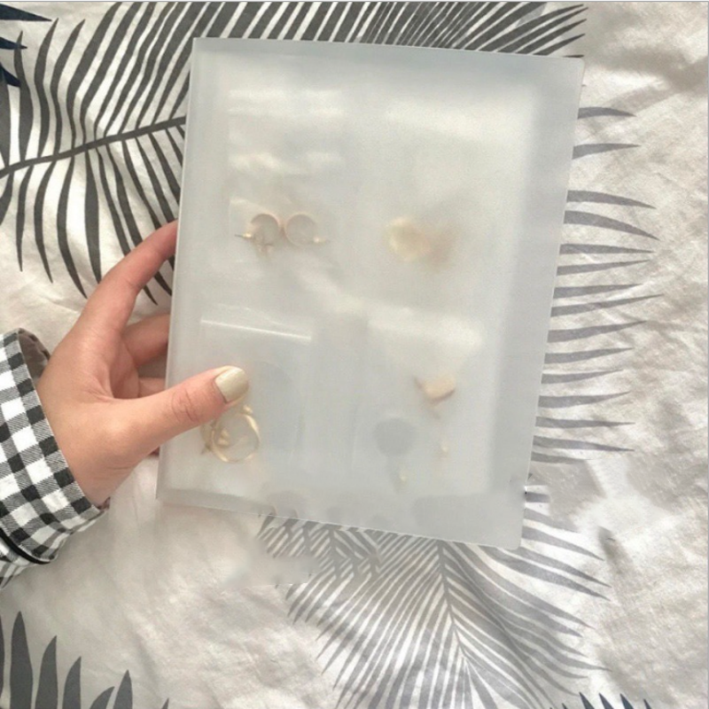 Siopsrl| Simple transparent jewelry album storage bag