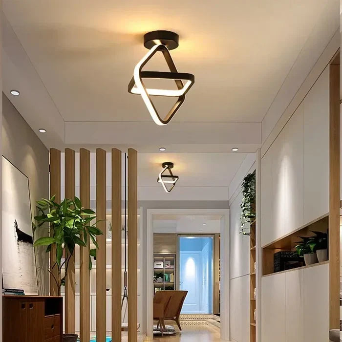 Siopsrl| Modern LED Ceiling Lamp with Double Ring Design - Twilight Rings