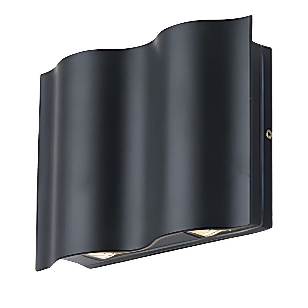 Siopsrl| LED Wall Light Outdoor Modern Black Sconce