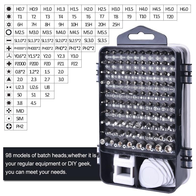 Siopsrl| Multi-Functional Extra Hard 115 in 1 Screwdriver Set
