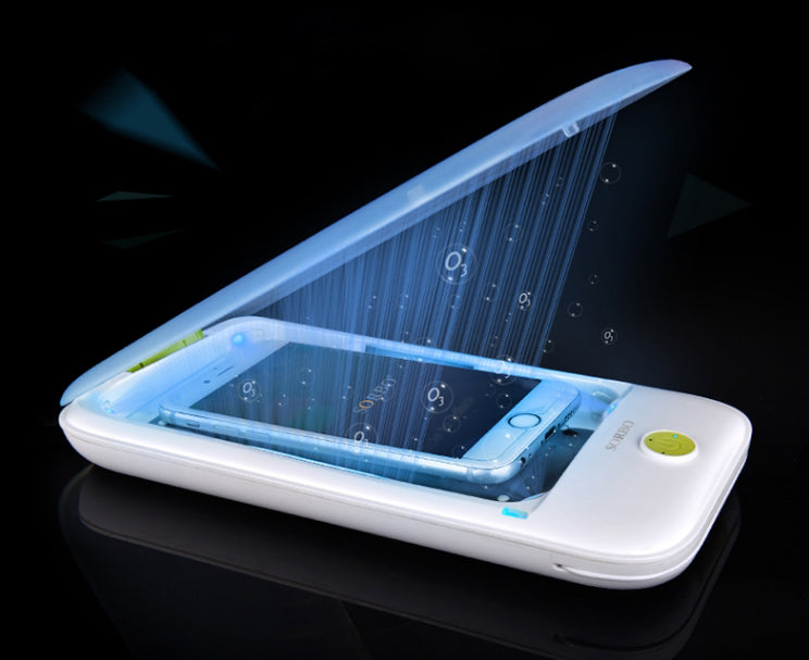 Siopsrl| Portable Multifunctional UV Cellphone Sterilizer, with UV/Ozone Double Sterilization, for Earrings, Headphones, Masks, Watches and More