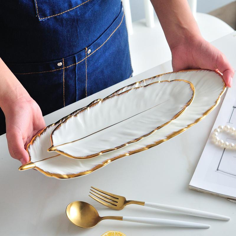 Siopsrl| Luxury Nordic Ceramic Storage Tray for Jewelry and Tableware