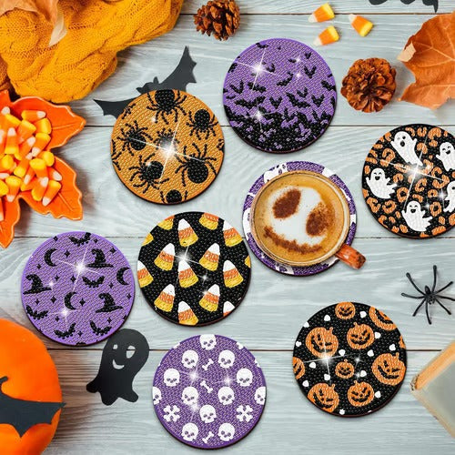 Siopsrl| SpukMeister Coaster Set — Let your Halloween party be enchanted with magical fascination and guests amazed!