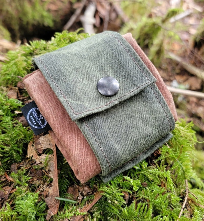 Siopsrl| Waxed Canvas Folding Foraging Bag with Durable Design