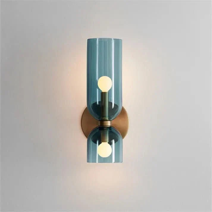 Siopsrl| Modern Double Glass Wall Light Fixture