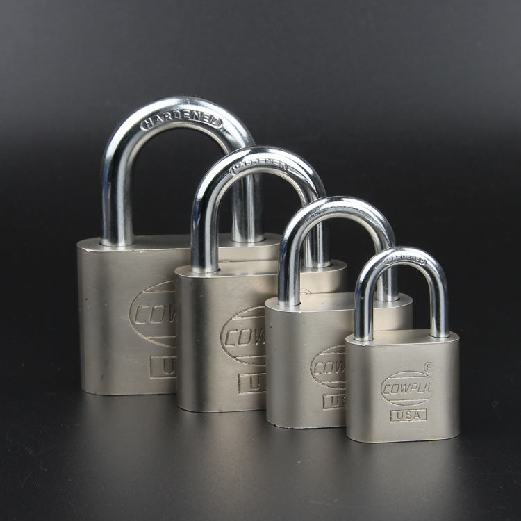 Heavy-Duty Chrome-Plated Hardened-Shackle Padlock Set Siopsrl