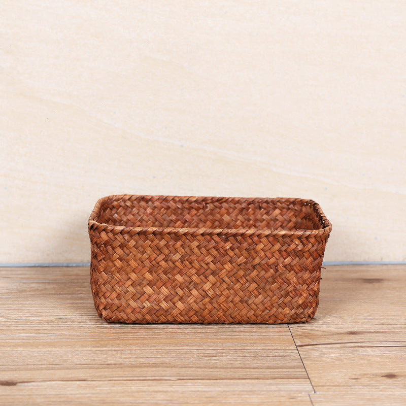 Handcrafted Natural Woven Storage Basket