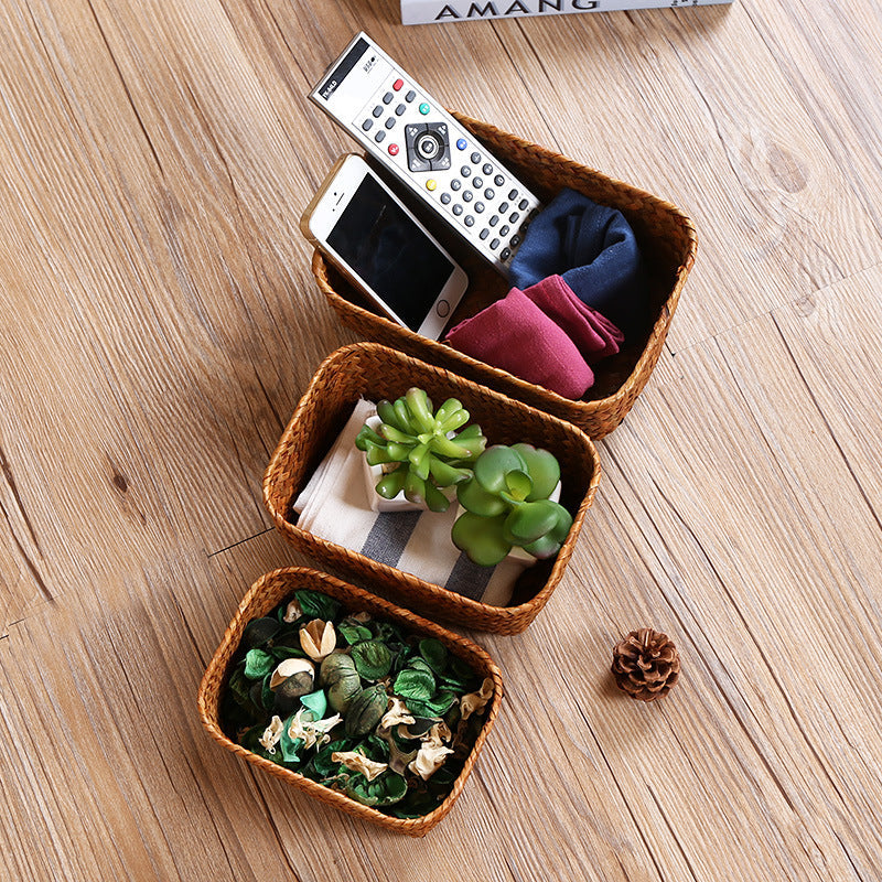 Handcrafted Natural Woven Storage Basket
