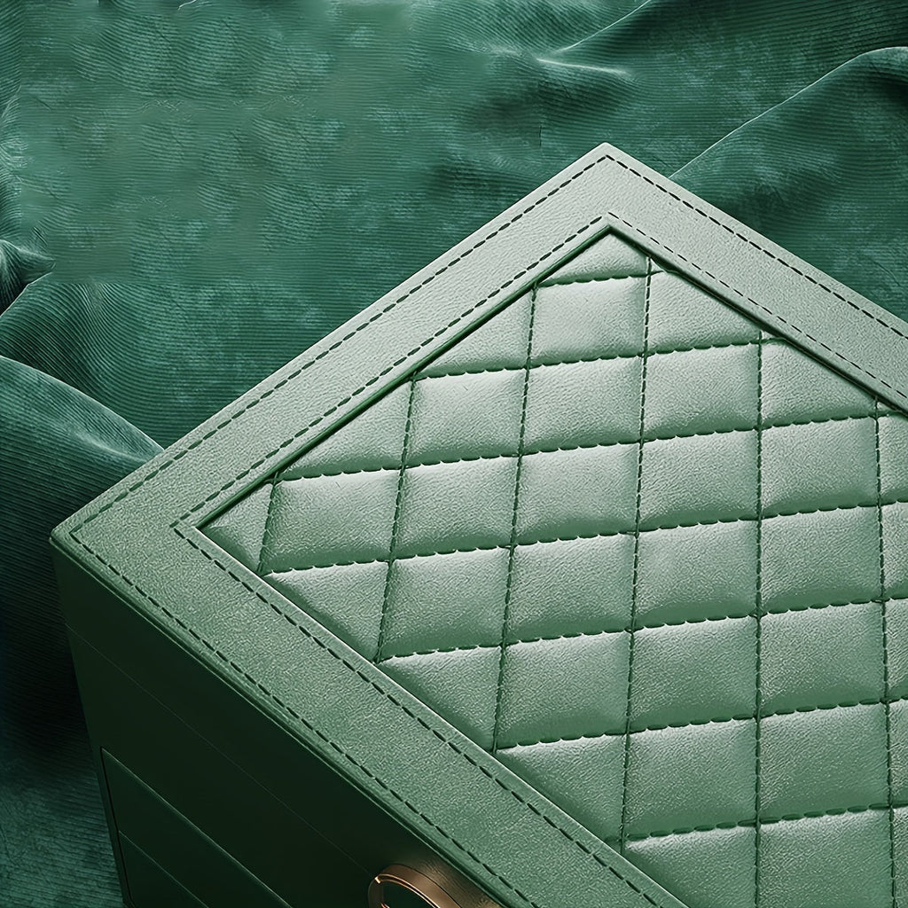 Siopsrl| Jewelry Box Leather Organizer with Drawers