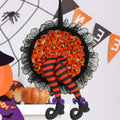 Siopsrl| Halloween Witch Long Leg Wreath