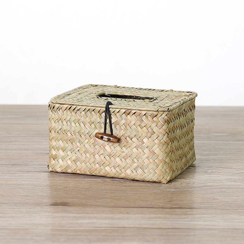 Siopsrl | Handcrafted Woven Storage Box with Stylish Lid Siopsrl