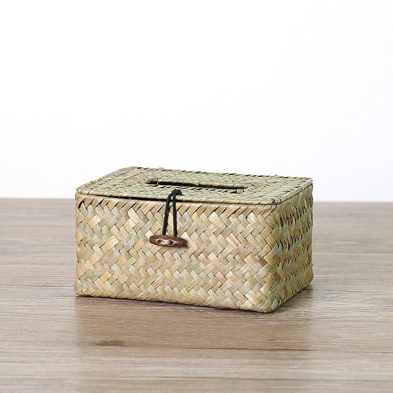 Siopsrl | Handcrafted Woven Storage Box with Stylish Lid Siopsrl