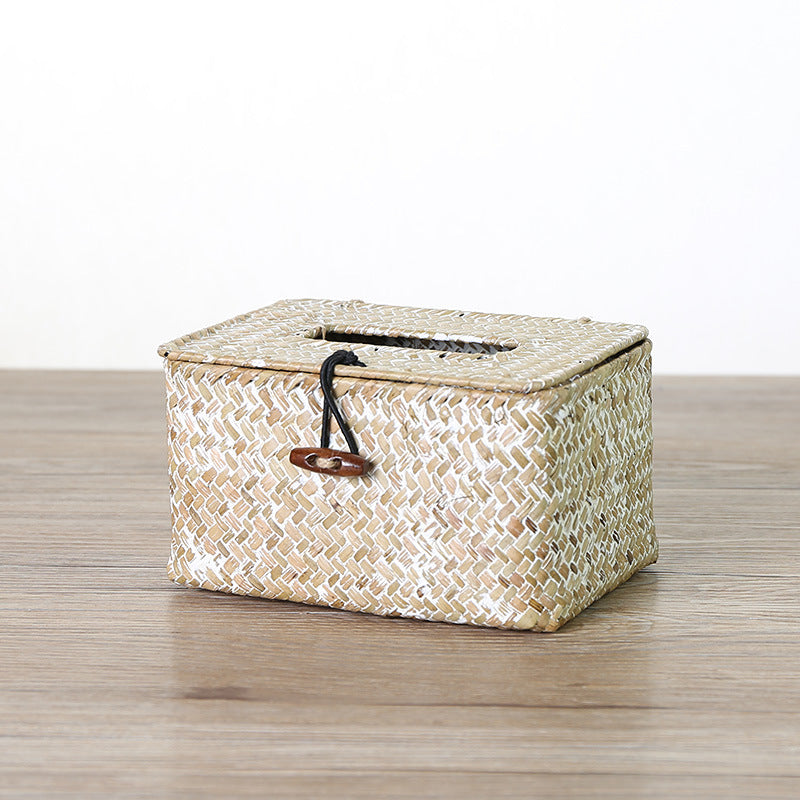 Siopsrl | Handcrafted Woven Storage Box with Stylish Lid Siopsrl