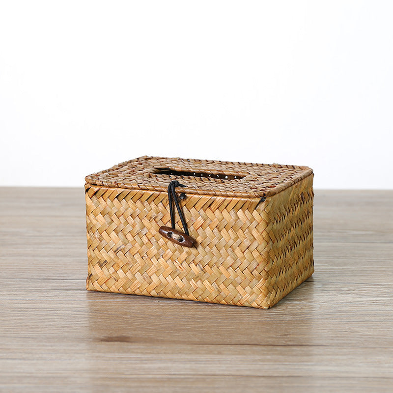 Siopsrl | Handcrafted Woven Storage Box with Stylish Lid Siopsrl
