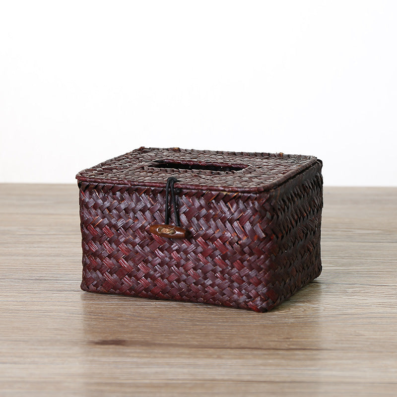Siopsrl | Handcrafted Woven Storage Box with Stylish Lid Siopsrl