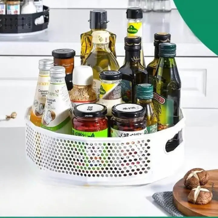 Siopsrl| 360° Redatable Storage Rack – Space-saving & versatile