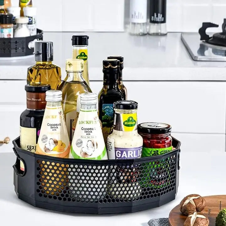 Siopsrl| 360° Redatable Storage Rack – Space-saving & versatile