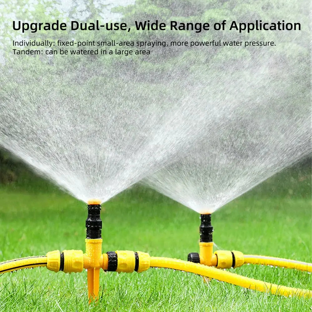 Siopsrl| 360° Garden Sprinkler with Ground Spike – Ideal for Permanent Installation in the Garden