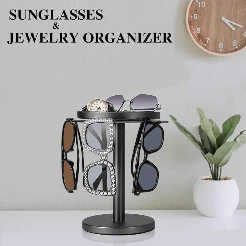 Siopsrl| 360° Redatable glasses stand – Stylish organizer for glasses & accessories