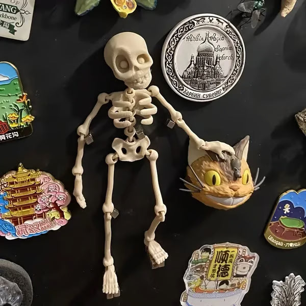 Siopsrl| 3D printed vintage skeleton magnetic figure