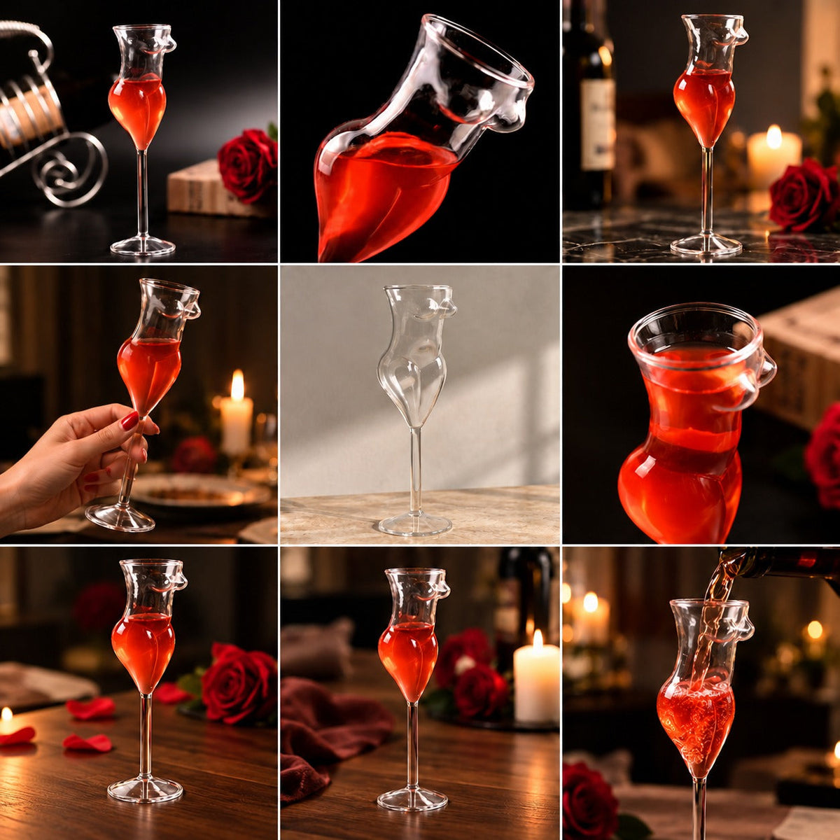 Curvy Lady Wine Glass