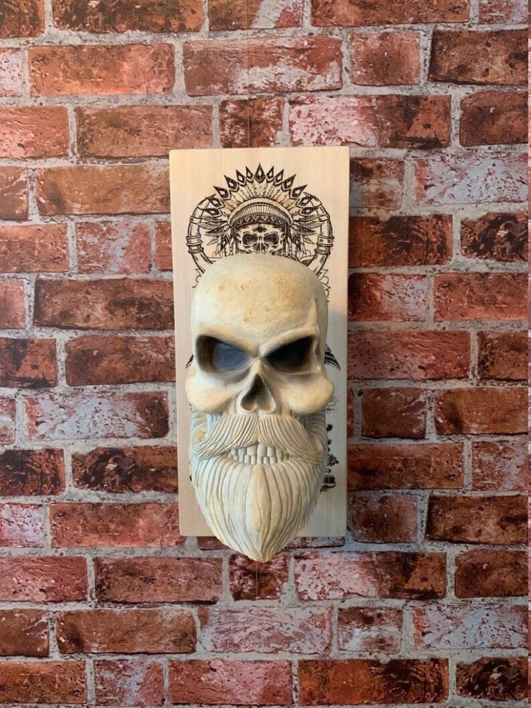Siopsrl| Bearded Skull – Eagle Skull & Cross