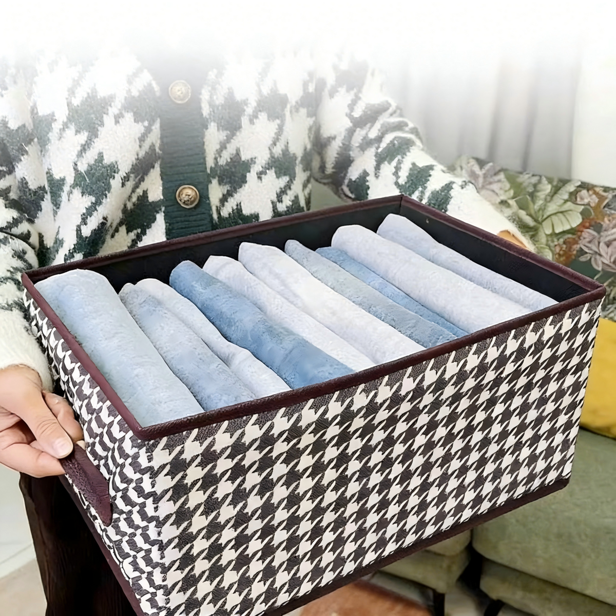 Siopsrl丨 Houndstooth Storage Box