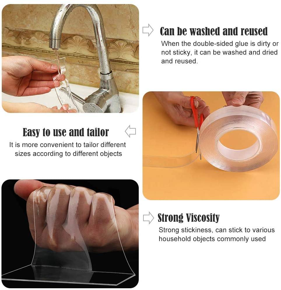 Siopsrl| Transparent Double-Sided Nano Magic Tape