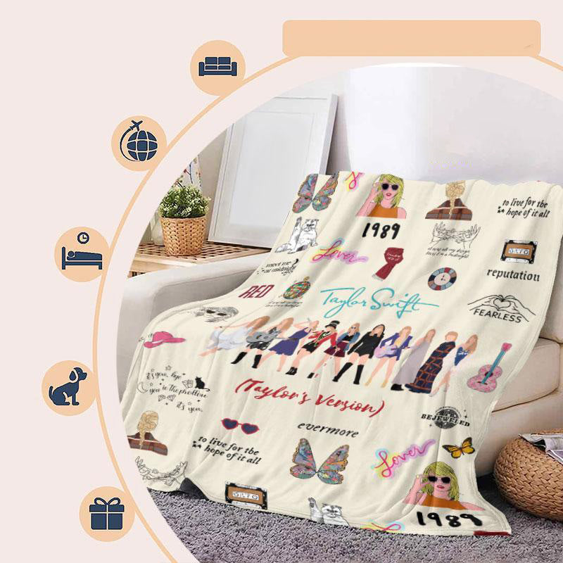 Siopsrl| Swiftmas Nap blanket for Home Office travel