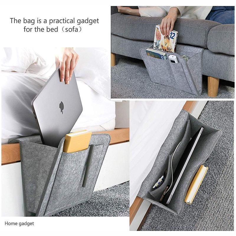 Siopsrl| Sofa Bedside Felt Storage Bag