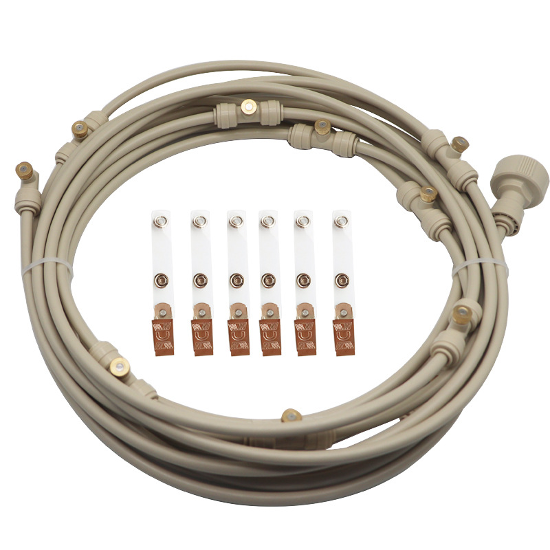 Siopsrl| Spray irrigation system – Water hose with spray nozzles for refreshing cooling in the garden