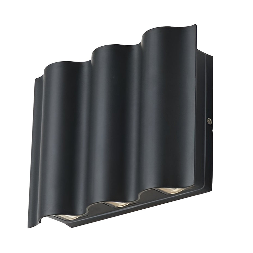 Siopsrl| LED Wall Light Outdoor Modern Black Sconce