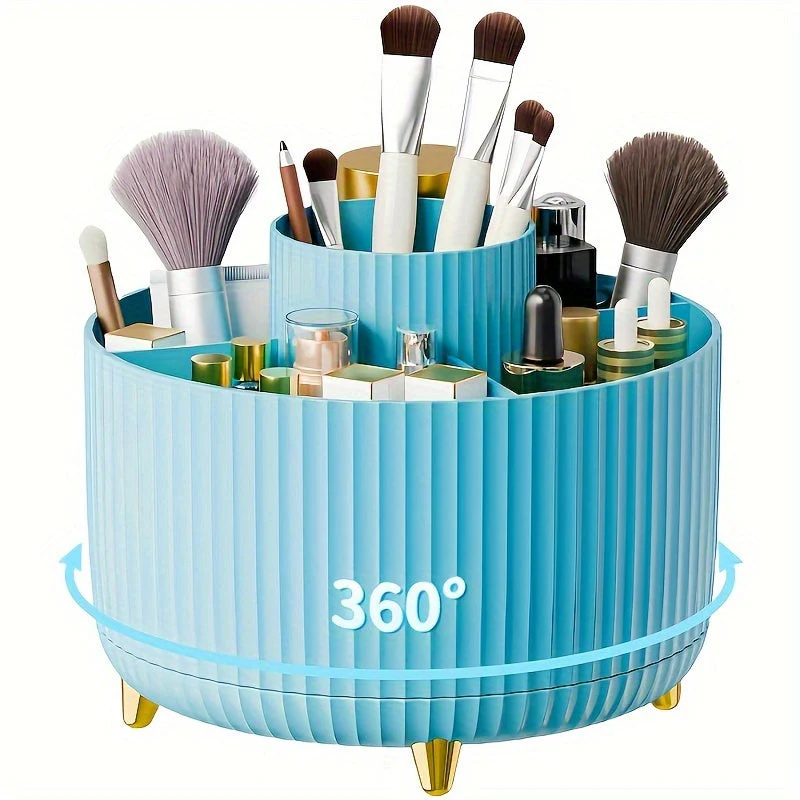 Siopsrl| Makeup Organiser | 360° Rotating Storage Rack for Vanity