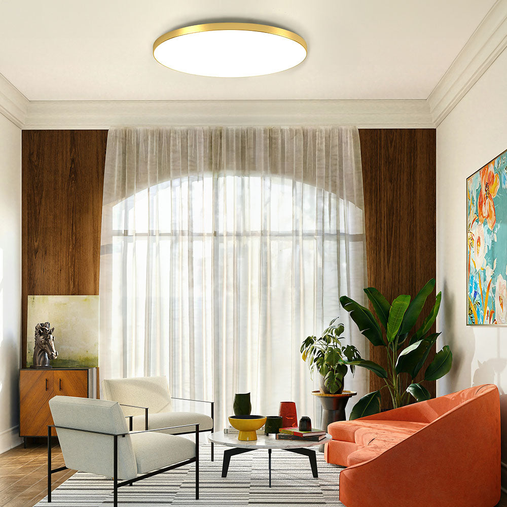 Siopsrl| Ceiling Light Round LED Modern Flush Fixture