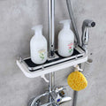 Siopsrl| Adjustable Bathroom Shampoo Lotion Tray Holder Organizer Shelves, Punch-free, Easy to Install, Strong Load-Bearing, for Bathroom Storage