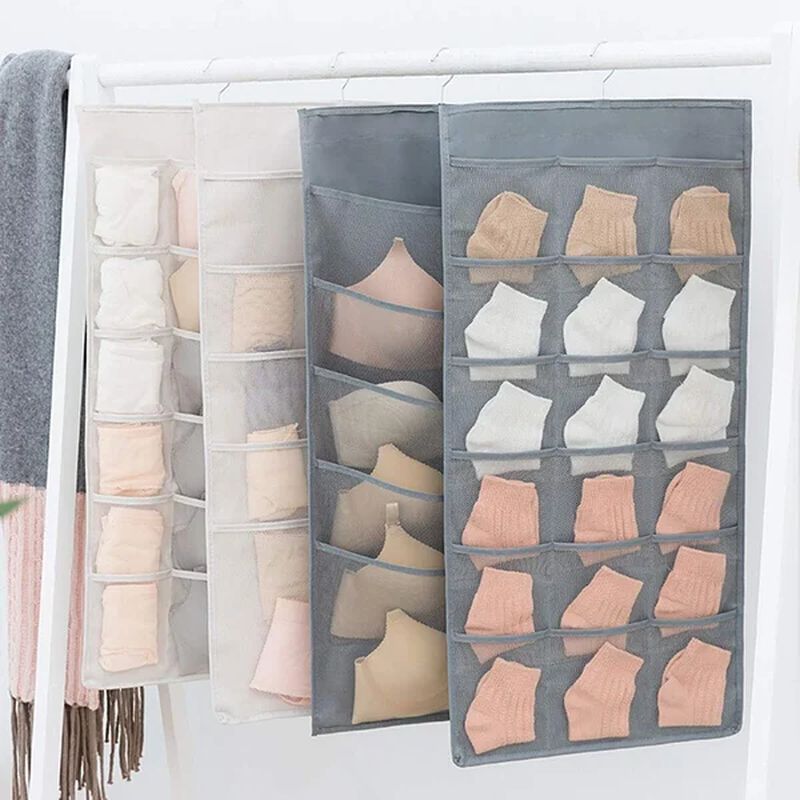 Siopsrl| Dual Sided Wall Shelf Wardrobe Storage Bags