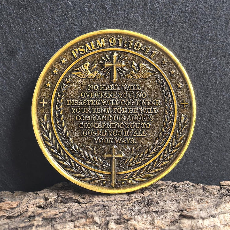 Siopsrl| The Archangel Michael watches over us Challenge Coin