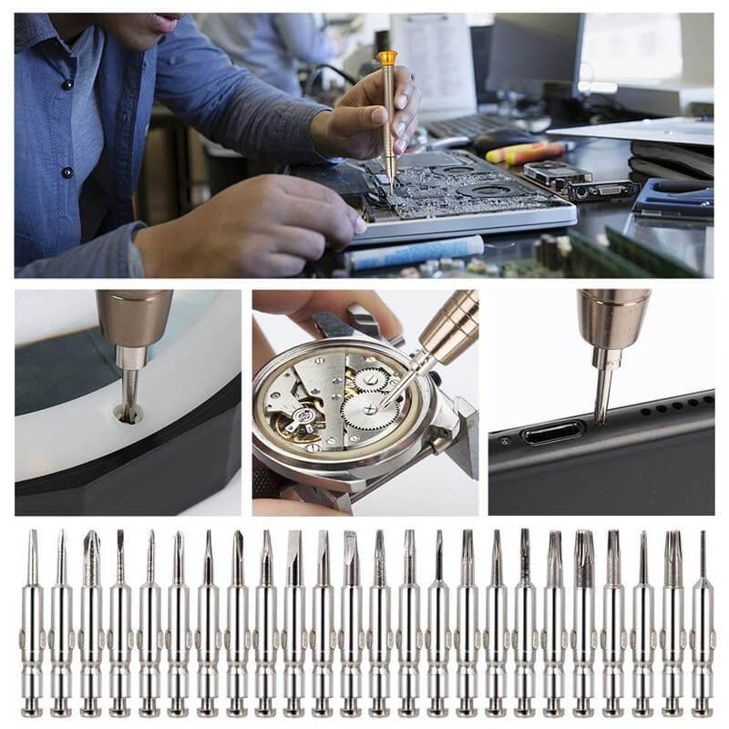 Ciaovie Mini Kit for Precision Screwdriver Repair Tools (25 pieces) | Siopsrl