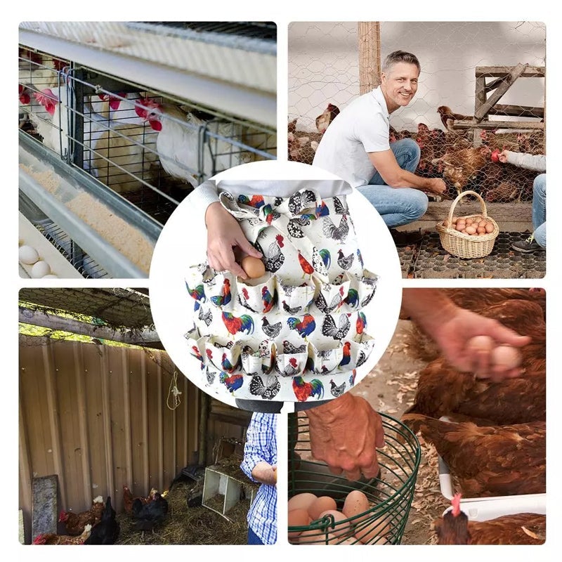 Multi-Pocket Eggs Harvest Working Aprons | Siopsrl